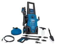 Scheppach Hochdruckreiniger mit Zubehör: Hochdruckreiniger mit verschiedenen Düsen und Aufsätzen
