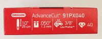 Oregon-Sägekette 'AdvanceCut' 91PX040 mit 10-Zoll-Länge und Teilung 3/8 Zoll