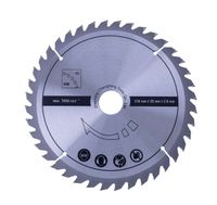 HW Kreissägeblatt Ø 216 mm x 30 mm / Z40 Scheppach. Vorderansicht des Sägeblatts mit 40 Zähnen. Max. Drehzahl 7000 min⁻¹. Geeignet für Holzwerkstoffe (HW).