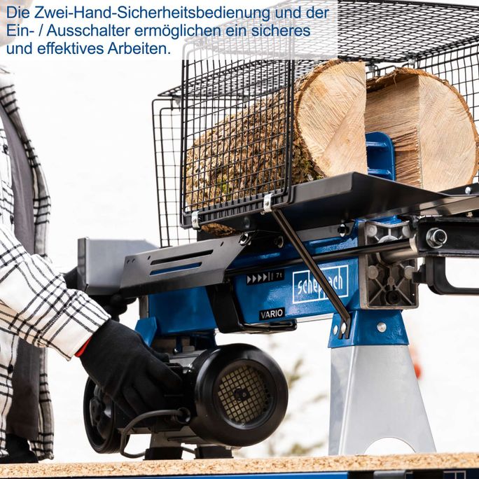 Luxus Scheppach Holzspalter 7t Liegend Ebenbild
