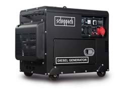 Bild von Diesel Stromerzeuger DGS5500 Scheppach - 7,7PS | 5000W | Elektrostart | 2x 230V, 1x400V Steckdose