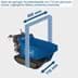 Bild von Kettendumper DP5000 Scheppach - 5,6 PS | Traglast 500 kg | Kettenantrieb | Hydraulik-Kippbehälter